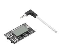 FTVOGUE Carte émetteur FM Module Audio Stéréo 2 Canaux Écran LCD 78-108 MHz Large Tension 3,6 V-15 V avec Mémoire de Mise Hors Tension pour Autoradio Domestique