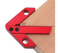 FTVOGUE Centreur pour Marquage de Précision, 45/90 Degrés | Outil d\'aménagement d\'atelier, mesure angulaire précise, actions de traçage sur métal tendre et bois, alliage usiné