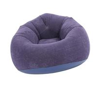 FTVOGUE Chaise Longue Gonflable, canapé Gonflable floqué, PVC 29,53 X 29,53 X 17,72 Pouces, Gonflage Rapide, Se Plie de Manière Compacte, pour Le Camping, Les Pique-niques, Le Salon, la Chambre à