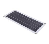 FTVOGUE Chargeur de Panneau Solaire, Silicium Polycristallin, Module Photovoltaïque Haute Puissance 20 W avec Deux Ports USB pour le Camping et les Voyages en Plein Air