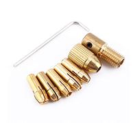 FTVOGUE Chuck en Cuivre en Cuivre pour Mini-foret avec une Installation et un Démontage Faciles - Micro Drill Tool for PCB Circuit Boards Forling - 1set / 8pcs