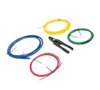 FTVOGUE Cintreuse de Tuyaux en Cuivre avec Kit de Pinces de Réparation pour Tube de Climatisation - Outil de Réparation de Tuyaux Efficace pour les Professionnels du CVC - 4 Bandes de Cintrage -