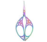 FTVOGUE Ciseaux de Broderie en Acier Inoxydable, 108mm, Colorés, pour Couture, Artisanat DIY et Travaux Ménagers