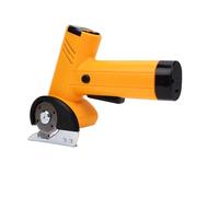 FTVOGUE Ciseaux électriques sans Fil, Coupeur Rotatif Rechargeable Réglable à 4 Vitesses avec Verrouillage de sécurité, Sac de Rangement pour Lumière LED, pour Bricolage, Artisanat, (YELLOW)