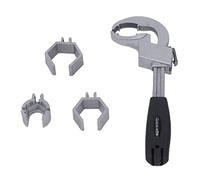 FTVOGUE Clé à Molette Multifonctionnelle, Alliage d'aluminium pour Réparation de Valve de Robinet et de Douche, Longueur de 27,5 Cm pour un Usage Domestique et Professionnel