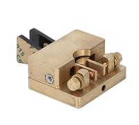 FTVOGUE W à Double Palette, en Laiton et en Acier Inoxydable utomatique à Code Morse pour Les Amateurs de Radio à Ondes Courtes, Interface Sonore de 3,5 Mm