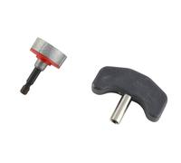 FTVOGUE Clé en T de 2 Pièces de 6,35 Mm, Accessoire de clé à Outils de Base pour l'installation de Meubles, Poignée Confortable et compatibilité avec une Perceuse électrique