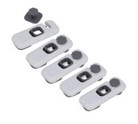 FTVOGUE Clôture de sécurité pour les Enfants, Matériau de Réfrigérateur Haut de Gamme, Facile à Utiliser pour la sécurité des Enfants 5 Morceaux D'autocollants (Gris clair)