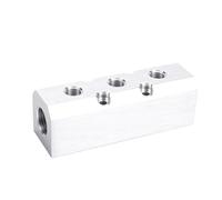 FTVOGUE Collecteur D'air comprimé, Répartiteur en Aluminium pour 3 Voies,
