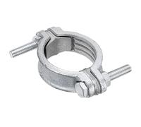 FTVOGUE Collier de Serrage en Acier au Carbone plaqué Zinc, Anneaux de Serrage de 68 à 76 Mm, Collier de Réglable, Plage de 3 à 4 Cm, pour Anneaux en Caoutchouc, Réparation et Fixation de Tubes en