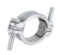 FTVOGUE Collier de Serrage en Acier au Carbone plaqué Zinc, Anneaux de Serrage de 68 à 76 Mm, Collier de Réglable, Plage de 3 à 4 Cm, pour Anneaux en Caoutchouc, Réparation et Fixation de Tubes en