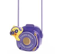 FTVOGUE Collier Ventilateur de la Planes sans la Lambe Opération Silencieuse Mignon Caméra Caméra USB Rechargeable pour les Enfants et les Adultes Ventilateur Portable