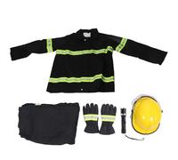 FTVOGUE Combinaison Ignifuge, Ensemble de 5 Pièces avec Bande Réfléchissante pour Une Haute visibilité et Une Isolation Thermique, Vêtements de Travail de sécurité Bleu Marine pour Usage Industriel