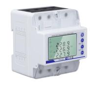 FTVOGUE Commutateur de Compteur de Puissance Disjoncteur Intelligent WiFi à Réponse Rapide avec écran LCD pour Télécommande SMART LIFE Compte à Rebours Moniteur d'énergie triphasé pour Usage