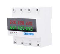 FTVOGUE Commutateur de Transfert Automatique 63A, Matériau PC, Affichage LED, Protection contre les Surintensités et les Sous-tensions, Idéal pour les Générateurs et les Onduleurs