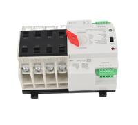FTVOGUE Commutateur de Transfert Automatique à Double Alimentation, Commutateur de Transfert Automatique 4P W2R 100 A AC 400 V avec Commutation de qualité PC, Indice de Court-circuit 50 KA, Rail DIN