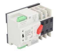 FTVOGUE Commutateur de Transfert Automatique Double Puissance 3P, Commutateur Double Puissance ATS 3P pour Boîte de Distribution PZ30, Montage sur Rail AC220V 50Hz 60Hz 230V Emer (100A)