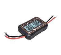 FTVOGUE Compteur de Puissance CC, Testeur de Puissance Multifonctionnel ABS pour Systèmes d'énergie Solaire avec Affichage à écran Numérique, capacité de Courant 200 A pour une Mesure Précise de la