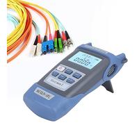 FTVOGUE Compteur de Puissance Optique lumière Rouge Machine Tout-en-Un Stylo à Fibre Optique testeur de décroissance de la lumière Source de lumière Rouge 15km (livré sans Batterie 3 Piles AAA)