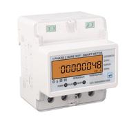 FTVOGUE Compteur d'énergie WiFi, Moniteur de Puissance Intelligent sur Rail DIN, Suivi de la Consommation d'énergie en Temps Réel pour les Applications Domestiques et Industrielles