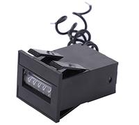 FTVOGUE Compteur électromagnétique, Matériau ABS, Totalisateur Industriel à 6 Chiffres, Retour Zéro Non Disponible, adapté à Diverses Applications Industrielles (12V)