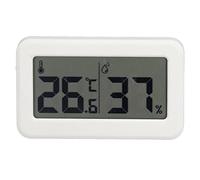 FTVOGUE Compteur Numérique de Température et d'humidité, Couvercle ABS, en Temps Réel, Plage de 14F à 158F, Utilisation Intérieure et Extérieure