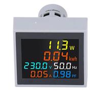 FTVOGUE Compteur Numérique Multifonction, Matériau ABS, Testeur de Puissance de Précision 6 en 1 pour Usage Domestique avec écran LCD HD (AC50-300V)