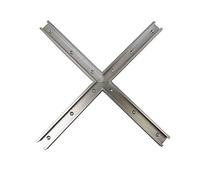 FTVOGUE Connecteur de Voie en T, Fixation de Gabarit de Voie à Onglet en Alliage d'aluminium, Facile à Installer pour les Tables de Toupie, Idéal pour les Projets de Menuiserie (