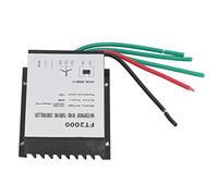 FTVOGUE Contrôleur de Charge éolienne 600 W, Régulateur de Générateur éolien à Coque en Alliage d'aluminium avec Protection de Connexion Inversée pour Systèmes éoliens 12 V 24 V