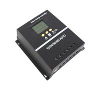 FTVOGUE Contrôleur de Charge Solaire MPPT, Alliage d'aluminium ABS, 80 A pour une Charge Efficace à la Maison et à l'extérieur avec écran LCD et Ports USB