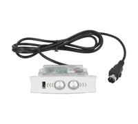 FTVOGUE Contrôleur de Fauteuil Inclinable électrique, Chargement USB, Interrupteur de Commande Manuel rétroéclairé par LED, 5 Broches, pour canapé électrique et Chaises élévatrices (SILVER)