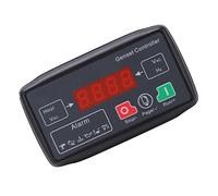 FTVOGUE Contrôleur de Groupe électrogène, Matériau ABS, Module d'arrêt de Démarrage Automatique, Affichage LED, pour Petits Générateurs à