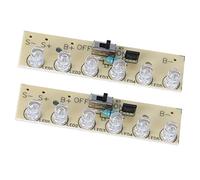 FTVOGUE Contrôleur de Lampe Solaire 1,2 V avec Interrupteur, Module PCB, Protection contre les Décharges de Charge, Entraînement à Courant Constant pour Batterie Ni-MH, Panneau Solaire,