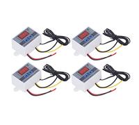 FTVOGUE Contrôleur de Température Numérique, Module de Commutation de Thermostat à Affichage LED 12 V 120 W avec Sonde NTC10K, Plage de 14 à 230 Fahrenheit, Contrôle de Refroidissement du Chauffage