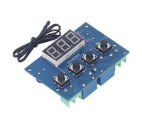 FTVOGUE Contrôleur de Thermostat électronique PCB Carte de Contrôle de Température Numérique 12 V 2 Sorties Relais 14 à 230 F avec Capteur NTC10K et Contrôle de Vitesse pour Ventilateur de Serre