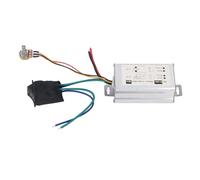 FTVOGUE Contrôleur de Vitesse de Moteur à Courant Continu, Contrôleur de Vitesse Variable PWM en Acier Inoxydable, 9 V à 60 V, 20 A pour Moteurs et Ventilateurs électriques DIY