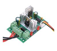 FTVOGUE Contrôleur de Vitesse de Moteur, Module Réglable de Vitesse PWM pour Moteur à Brosse CC 6 V à 30 V 6 A, Idéal pour les équipements Industriels et les Appareils Ménagers