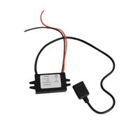 FTVOGUE Convertisseur Abaisseur USB 5 V 3 A, Module d'alimentation DC DC avec Circuit SMT et Boîtier en Silicone, Entrée 8 V à 22, Protection Contre Les Surtensions pour écran LED GPS MP3 MP4