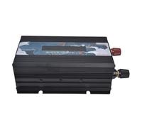 FTVOGUE Convertisseur de Puissance Onduleur à Onde Sinusoïdale Modifiée 300 W, Onduleur CC CA en Alliage d'aluminium avec écran LCD LED, 8 Modes de Protection pour Camping, Camping-Car, Van, (Black)