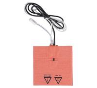 FTVOGUE Coussin Chauffant en Silicone Coussin Chauffant en Silicone 10 X 10 Cm DC 24 V 60 W Plaque Chauffante en Fibre de avec une Bonne conductivité Thermique Ajustement Flexible pour Imprimante 3D