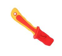 FTVOGUE Couteau D'électricien D'isolation IEC60900 1000 V, Coupe-câble à Bande Rapide Anti-magnétique, Lames à Crochet Certifiées pour les Travaux électriques Sous Tension