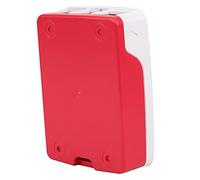 FTVOGUE Couvercle ABS Officiel, Boîtier de Protection pour 4B, Installation Facile avec Trou de Lumière LED, 9,5 X 7 X 2,6 Cm, Option de Couleur Noir Rouge (Blanc Rouge)