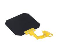 FTVOGUE Couvercle d'ombrage de Soudage, Panneau Portatif Réglable en Matériau PP pour le Soudage à l'arc à l'argon, Dispositif de Protection des Yeux carré de 18 Cm (YELLOW)