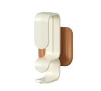 FTVOGUE Crochets Adhésifs pour Lavabo, Crochets Muraux en Plastique Auto-adhésifs pour Salle de Bain et Cuisine, Grande capacité de Charge, sans Perçage Requis