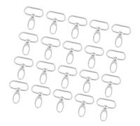 FTVOGUE Crochets de Porte-Clés Pivotants Durables en Alliage de Zinc, 20 Pièces, pour Suspendre des Clés, des Bouteilles et des Tentes, Parfaits pour les Tâches Quotidiennes et les Aventures en