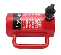 FTVOGUE Cylindre Hydraulique 20T Cylindre à Piston à Trou Creux 45 Acier Course de 100 Mm Capacité d' 282CC Outil électrique séparé pour la Construction Navale, Le Pétrole, l'utilisation