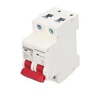 FTVOGUE DC Circuit Breaker 2P Solar PV System IsoLator Din Rail Mount PA66 DC Power Systems