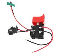 FTVOGUE DCJZ1201 Interrupteur à Gâchette de Perceuse, Outil électrique en Plastique et Aluminium, Contrôle de Vitesse Réglable pour les Utilisateurs de Perceuse électrique Portative