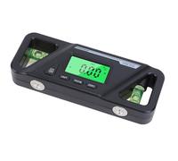 FTVOGUE Détecteur d'angle Numérique, Rapporteur Magnétique ABS avec écran LCD rétroéclairé, Résolution de 0,05 Degrés, Mesure Relative et Absolue, pour l'entretien du Travail du Bois et la (BLACK)
