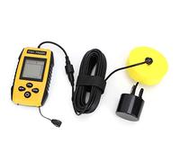 FTVOGUE Détecteur de Poisson à sensibilité Réglable, Détecteur de Profondeur LCD Portable avec Capteur Sonar pour la Pêche dans Les Lacs et Les Océans